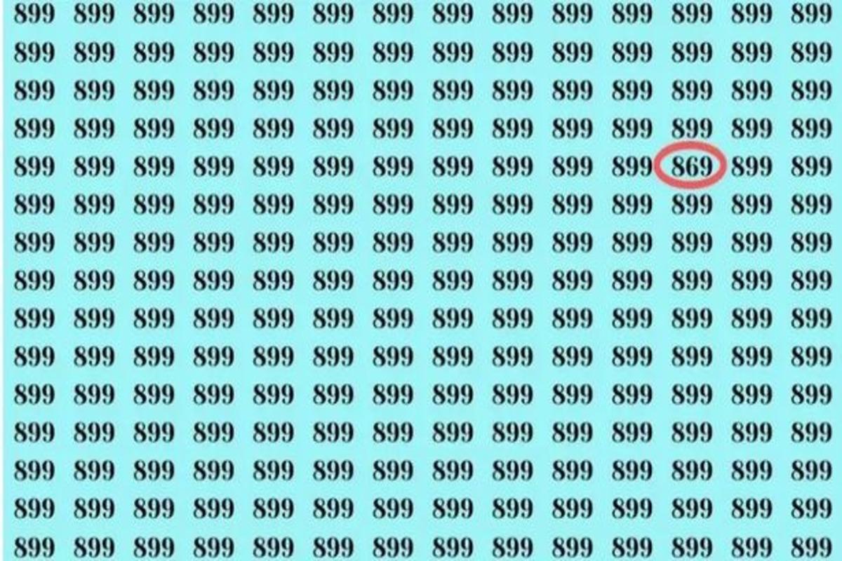 Ett nummer skiljer sig från resten