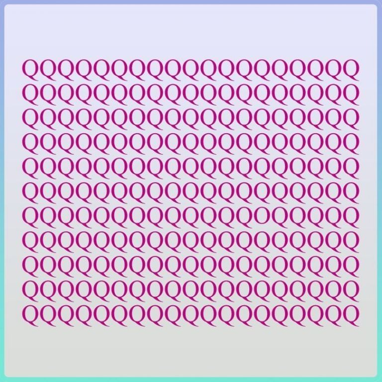 Ett utmanande IQ-pussel: bara de lyckliga kommer att hitta den dolda bokstaven 