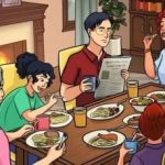 Det finns en dold bugg i bilden av en familjemiddag: bara ett fåtal hittar den på 19 sekunder Det finns en dold bugg i bilden av en familjemiddag: