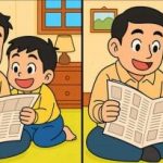 IQ-test: hitta 3 skillnader mellan bilder på far och son på 45 sekunder IQ-test: hitta 3 skillnader mellan bilder på far och son