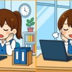 Superpussel: hitta 3 skillnader i en bild av en kvinna